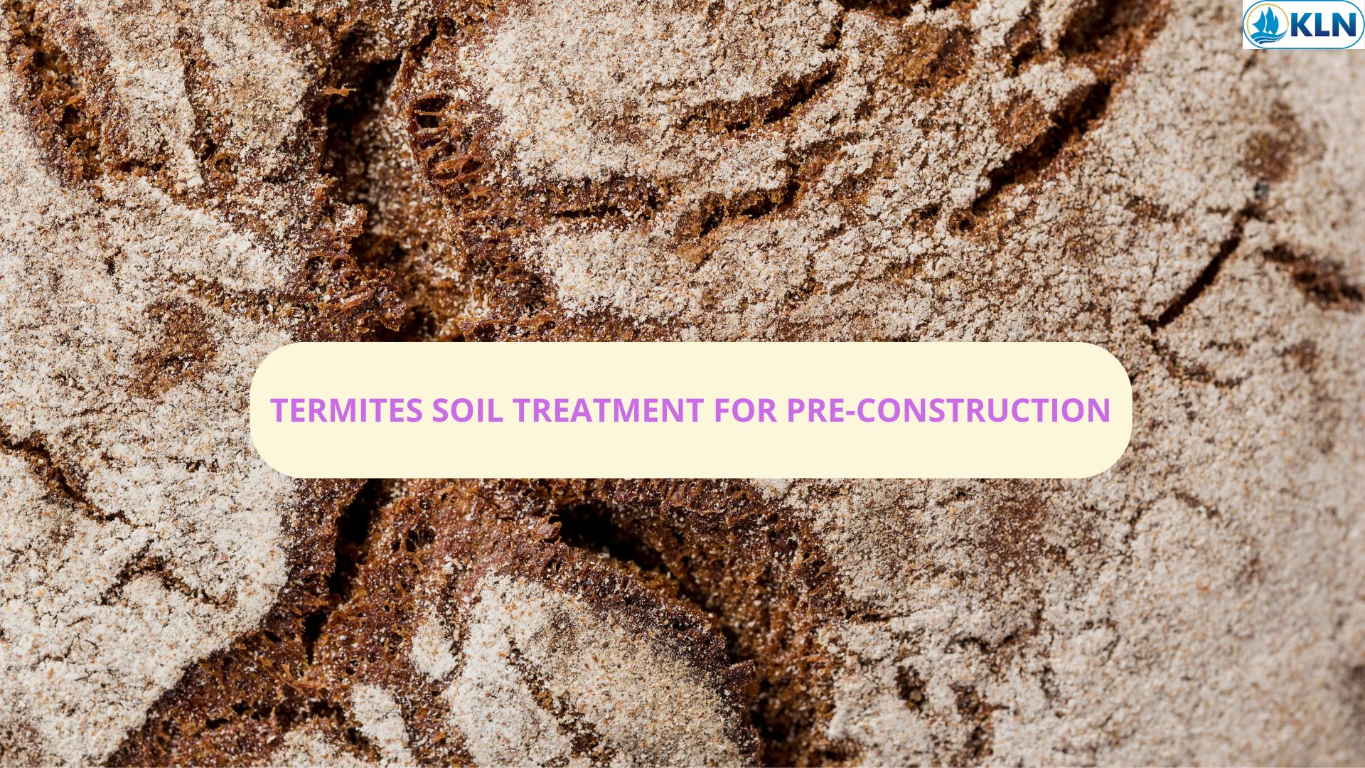 TERMITES SOIL TREATMENT FOR PRE-CONSTRUCTION